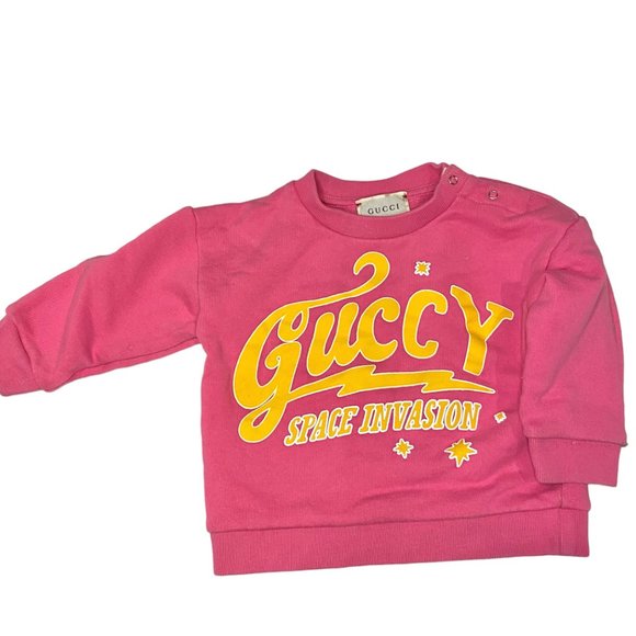 Gucci Baby Sweater 12 Months Pink - Picture 2 of 4